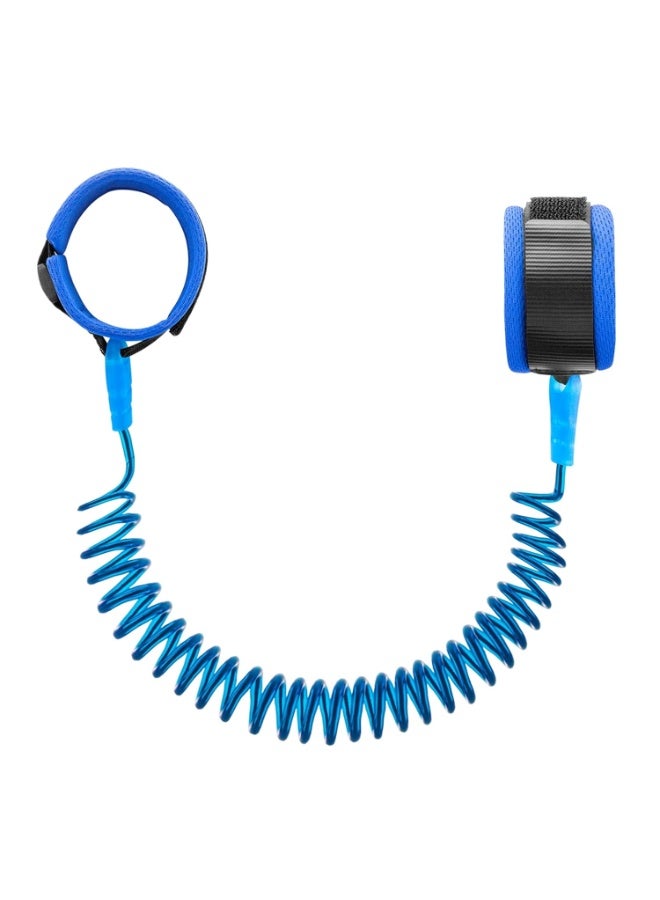 سوار أمان مانع للضياع للأطفال والرضع مزود بحبل مطاطي ستانلس ستيل قابل للتمدد حتى 1.5 متر مع دوران 360 درجة – Anti Lost Wrist Link Safety Strap لتأمين الأطفال أثناء المشي والسفر والتسوق والتنزه – حزام معصم ناعم ومريح قابل للتعديل للأطفال والبالغين مصنوع من خامات آمنة ومبطنة للإستخدام الخارجي والداخلي ومنع ابتعاد الطفل مع الحفاظ على حريته وأمانه - أزرق - Image 2